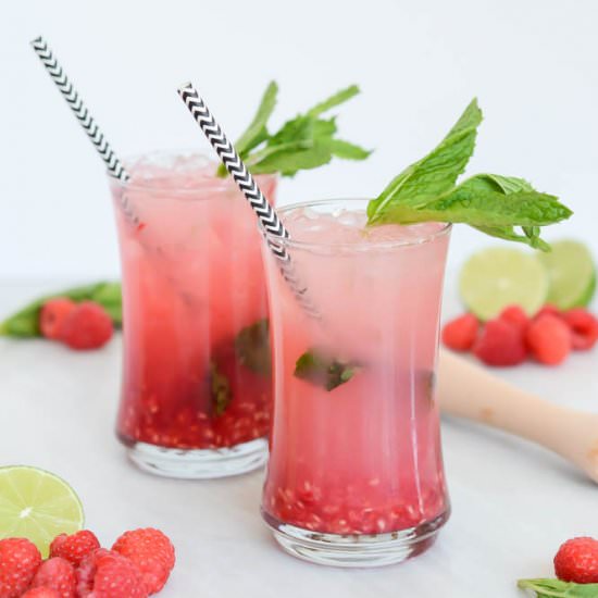 Fresh Raspberry Mint Limeade