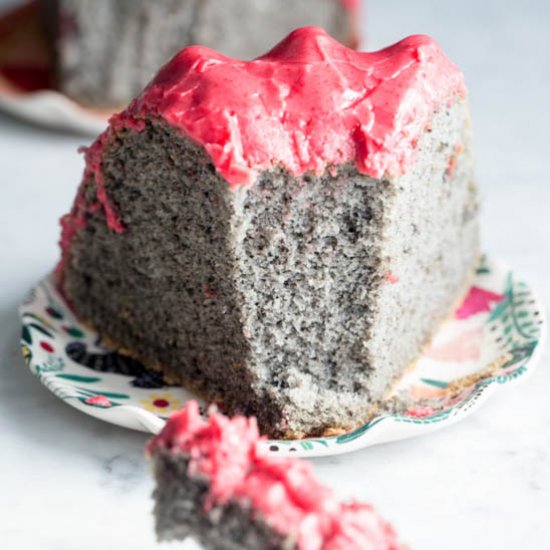 Grain Free Black Sesame Cake