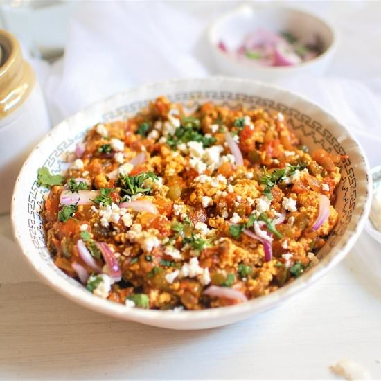 Dry Paneer Burji