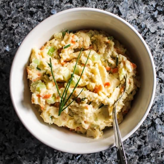 Traditional Mashed Potato Salad