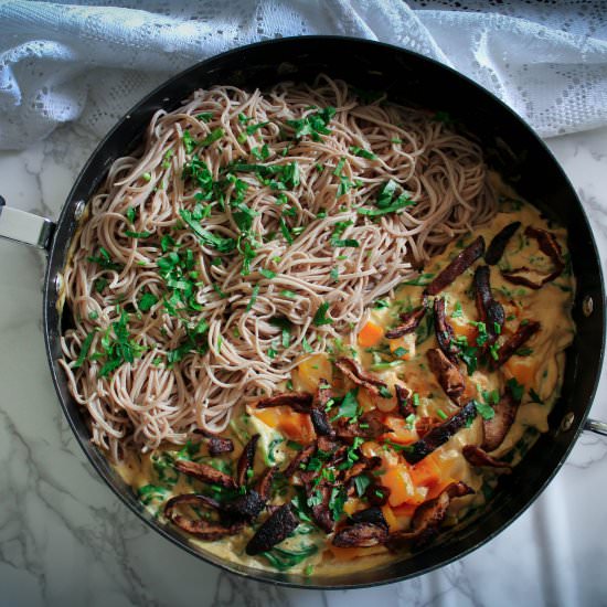 Creamy Vegetable Carbonara