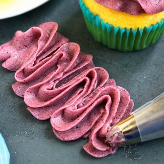 Blackberry Buttercream Frosting