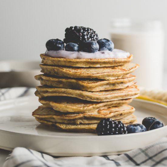 Banana Pancakes with Yogurt