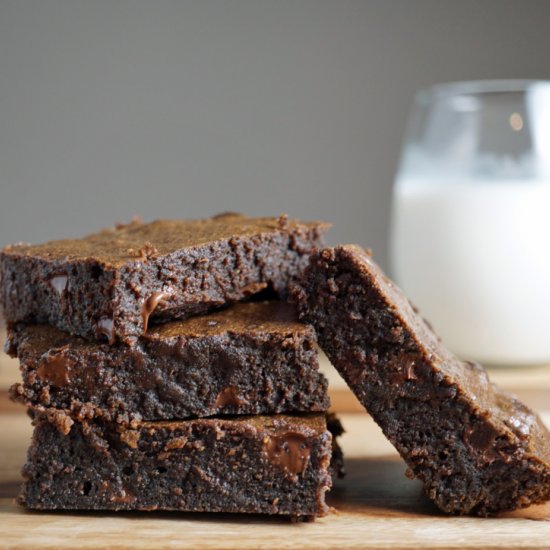 Olive Oil & Sea Salt Brownies