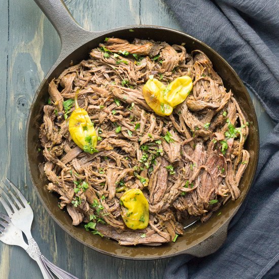 Crock Pot Mississippi Pot Roast