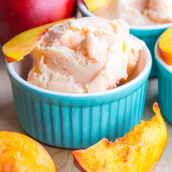 Nectarine Frozen Yogurt