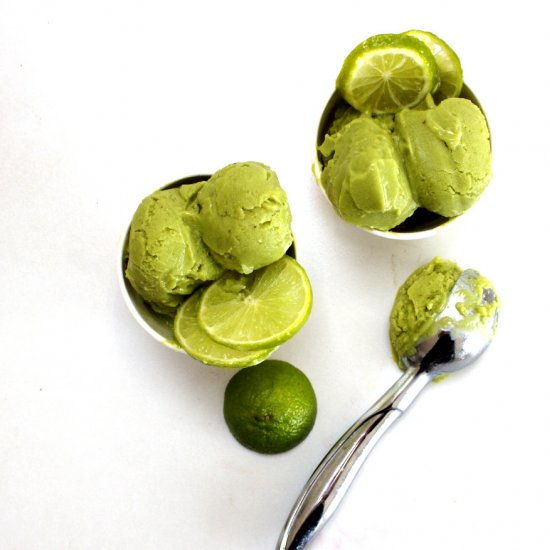 Avocado & Lime Sorbet (Dairy-free)