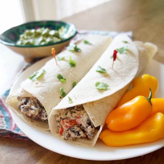 The Best Black Bean Burritos