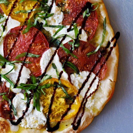 Tri-Color Caprese Pizza