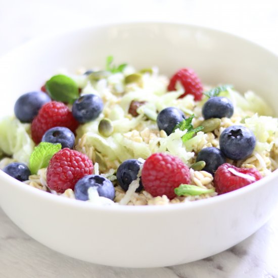 Bircher Muesli with Amond Milk