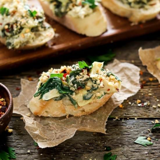 Vegan Artichoke Spinach Dip