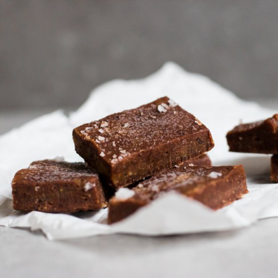 Raw vegan chocolate fudge