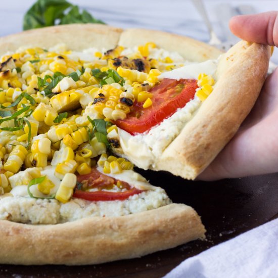 Charred Corn Pizza