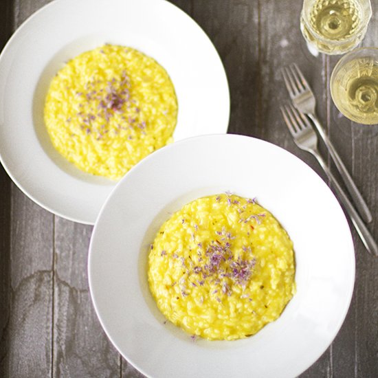 Saffron risotto