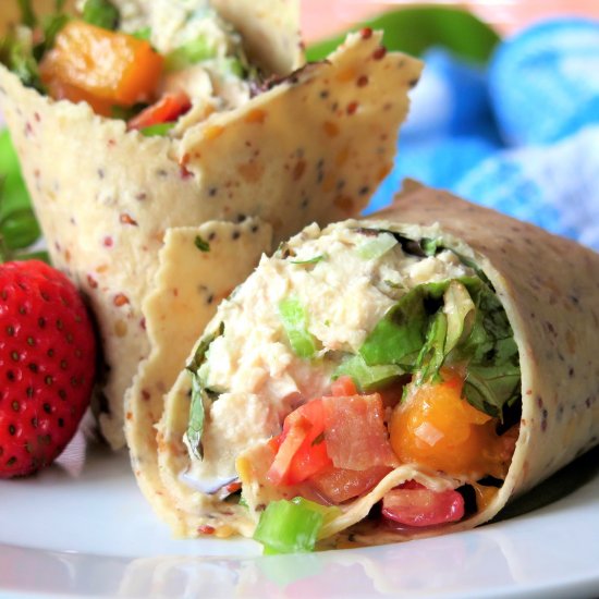 Tuna Bacon Salsa Wrap