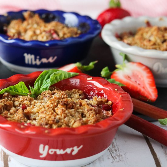 Strawberry Rhubarb Crisp