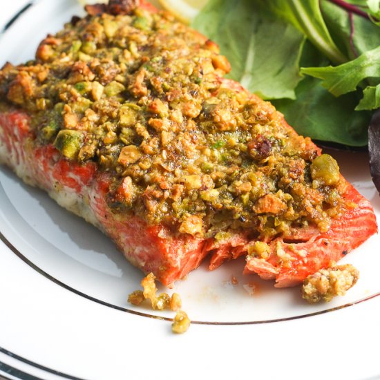 Pistachio-Crusted Salmon