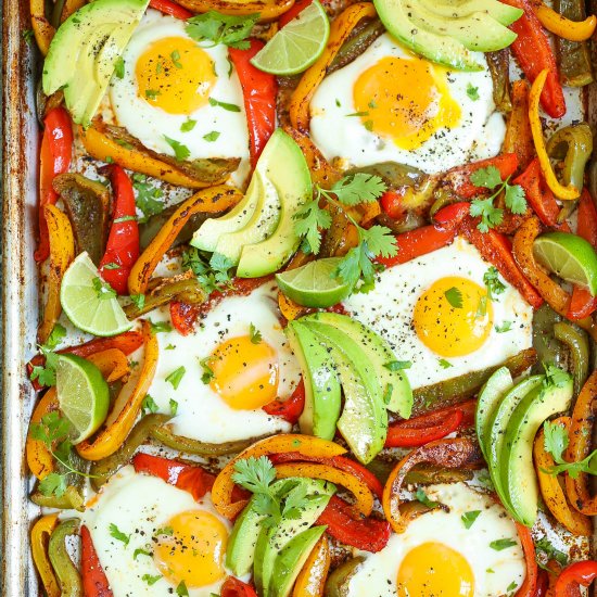 Sheet Pan Breakfast Fajitas