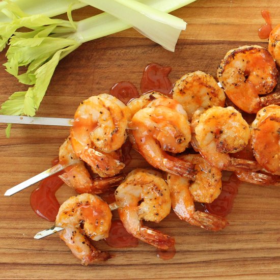 Grilled Buffalo Shrimp