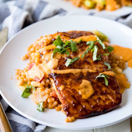 Brown Sugar Spice Rubbed Salmon