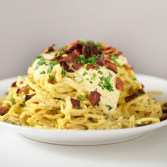 Vegan Pasta Carbonara