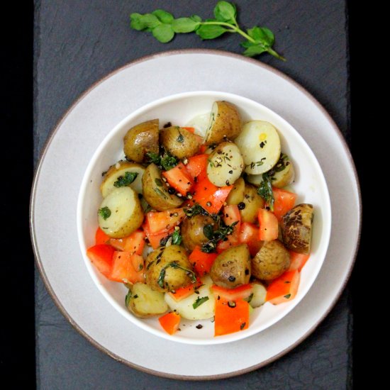 Baked Baby Potato Salad