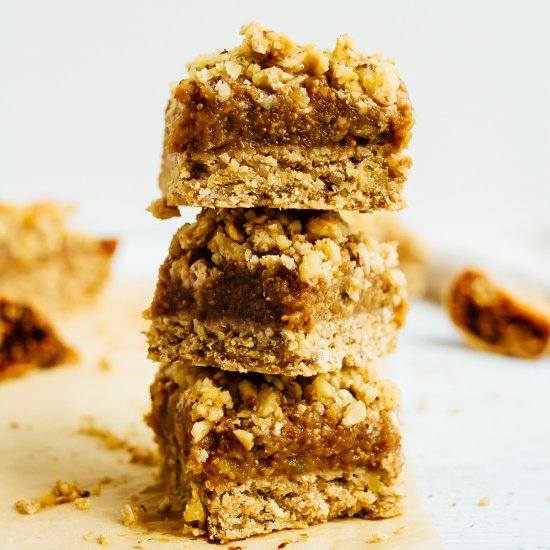 Fig Jam Crumble Bars