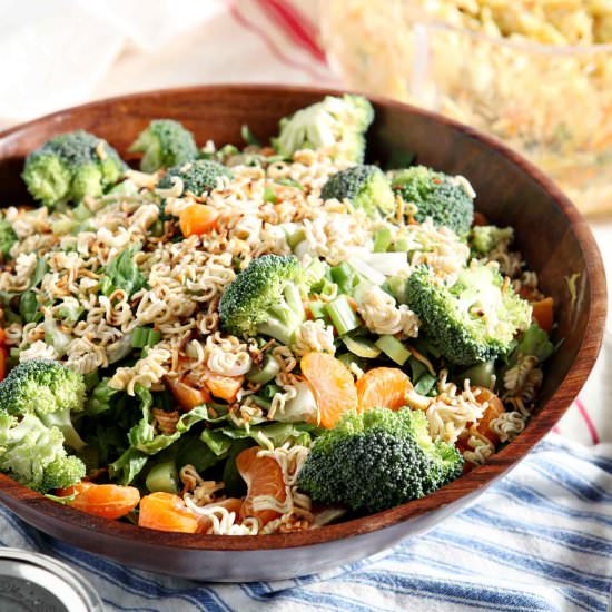 Ramen Noodle and Clementine Salad