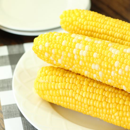 BUTTER INFUSED CORN ON THE COB