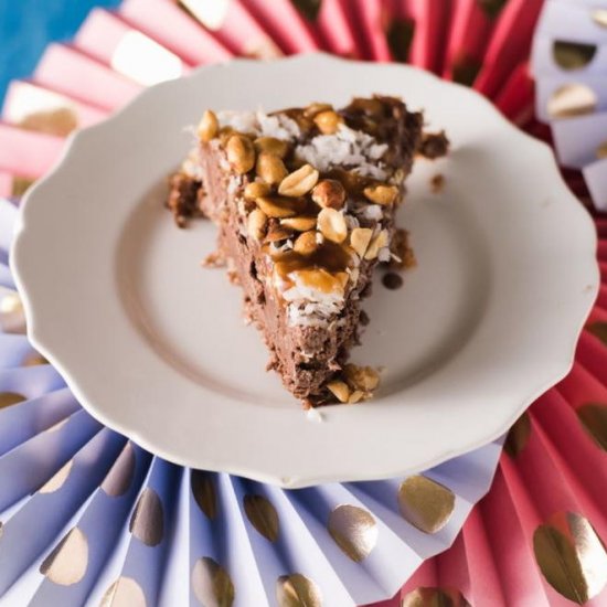 German Chocolate Lover’s Frozen Pie