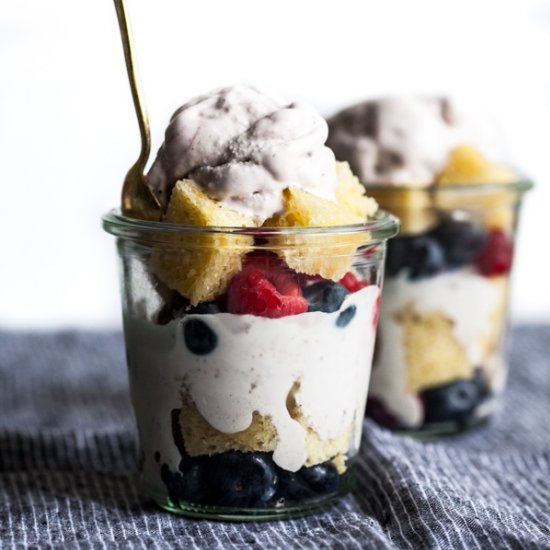 Vegan & Gluten Free Berry Trifles