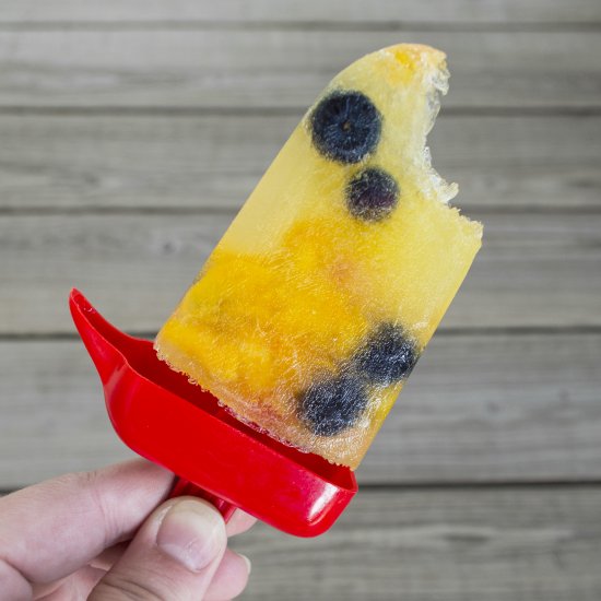 White Sangria Popsicles