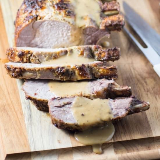 Rosemary Mustard Loin of Pork