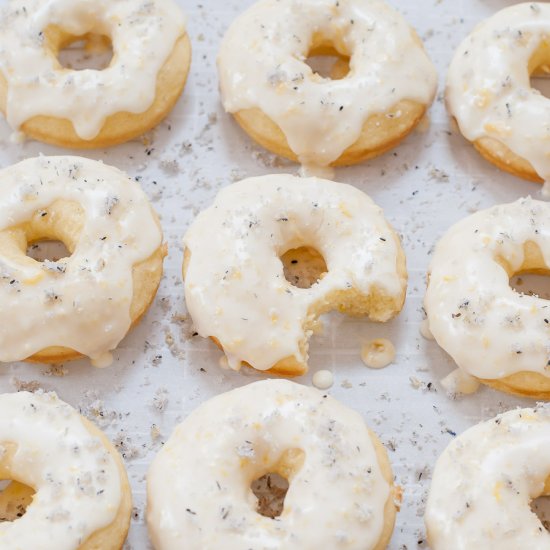 Lemon & Lavender Baked Doughnuts