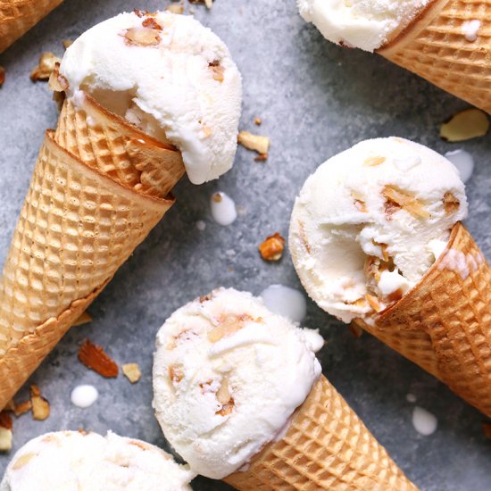 Butter Almond Ice Cream