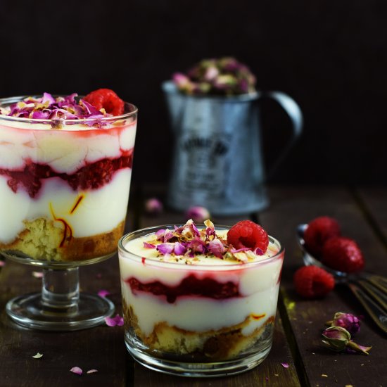 Persian Raspberry Mini Trifles