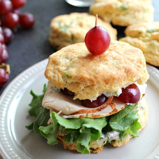 Deli Chicken Biscuit Sandwiches