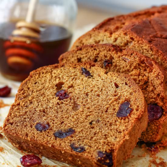 Honey Cranberry Bread