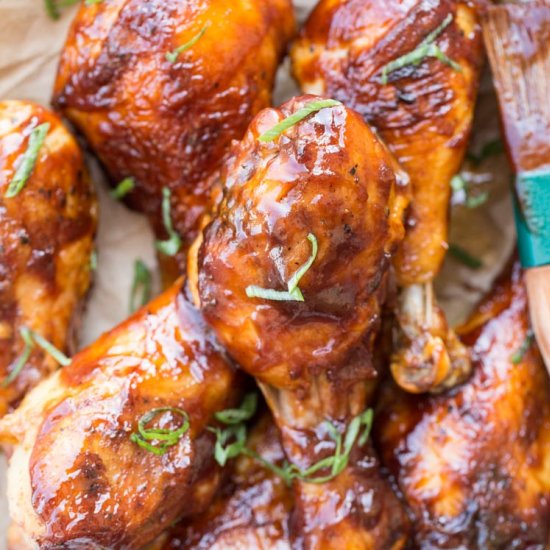 Easy Barbecue Chicken Drumsticks