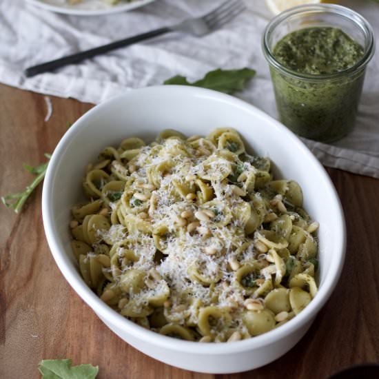 Dandelion Pesto Spring Pasta