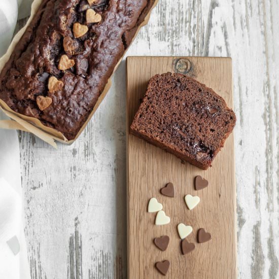 Triple Chocolate Banana Bread