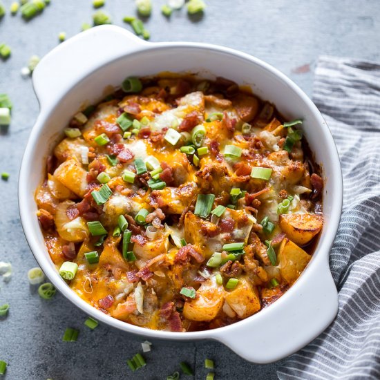 Buffalo Chicken Casserole