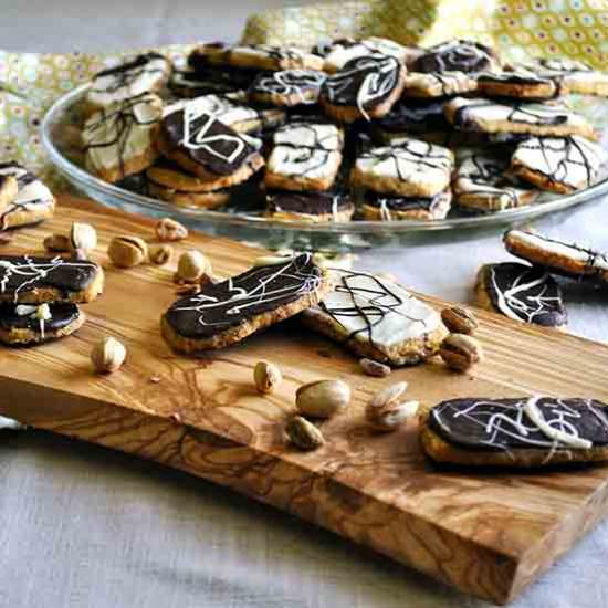 Pistachio Shortbread Cookies