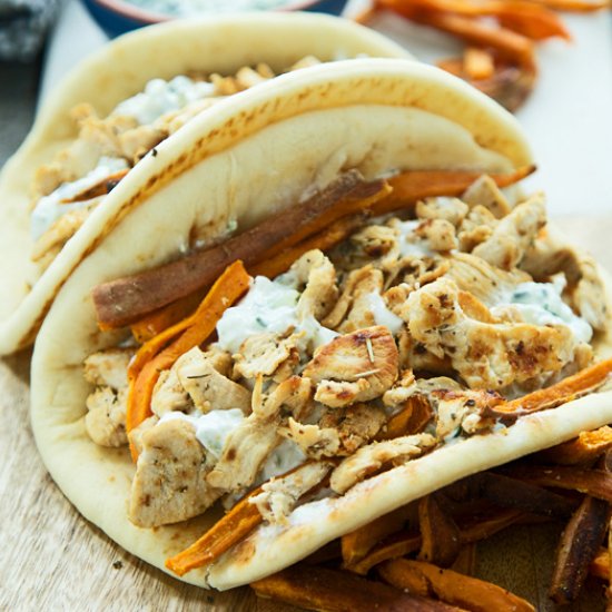 Healthy Chicken Gyros