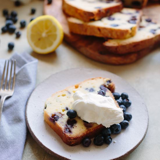 Lemon Blueberry Poundcake