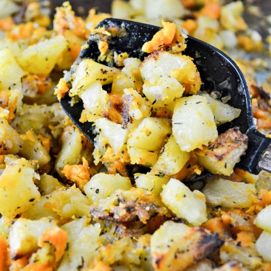 Simple Vegan Breakfast Hash