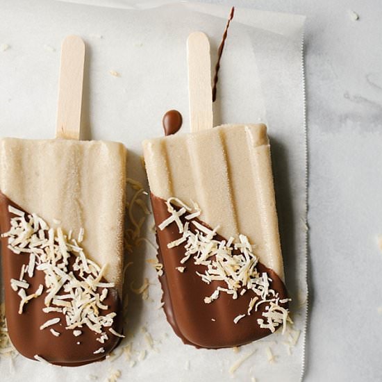 Bailey’s, Banana, Coconut Popsicle