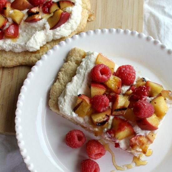 Grilled Peaches & Cream Shortcake