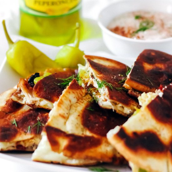 Greek Quesadillas