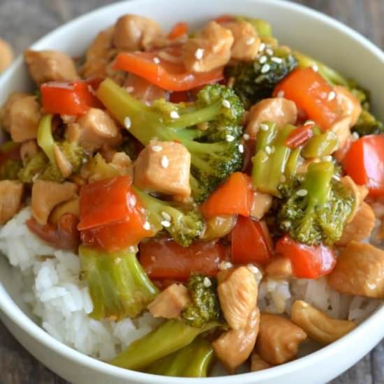 Instant Pot Cashew Chicken